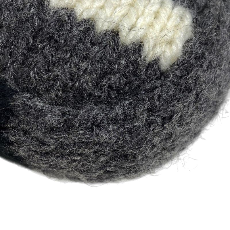 Fendi Zucca Logo Mamma Bucket One Shoulder Handbag Shoulder Bag Fabric Gray