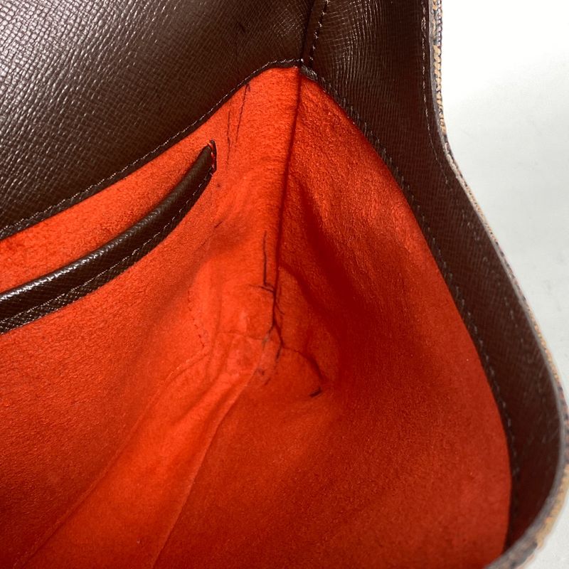 Louis Vuitton Musette Tango Long Crossbody Shoulder Bag Damier Brown N51301