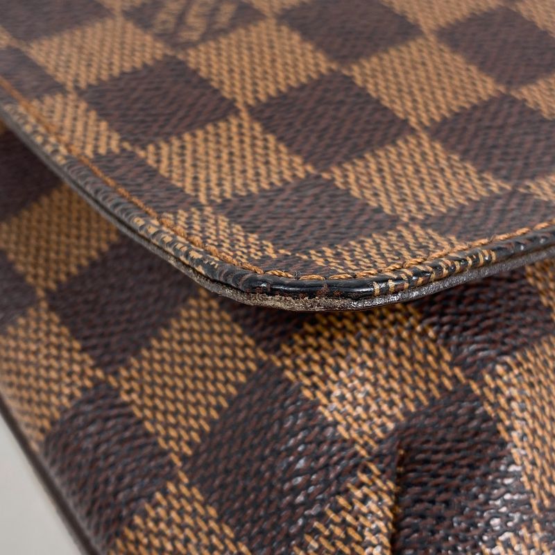 Louis Vuitton Musette Tango Long Crossbody Shoulder Bag Damier Brown N51301