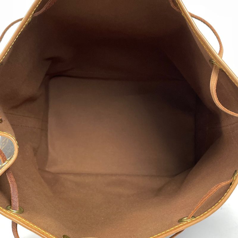 Louis Vuitton Noe One Shoulder Drawstring Shape Shoulder Bag Monogram Brown