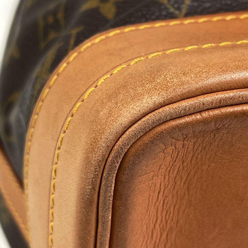 Louis Vuitton Noe One Shoulder Drawstring Shape Shoulder Bag Monogram Brown