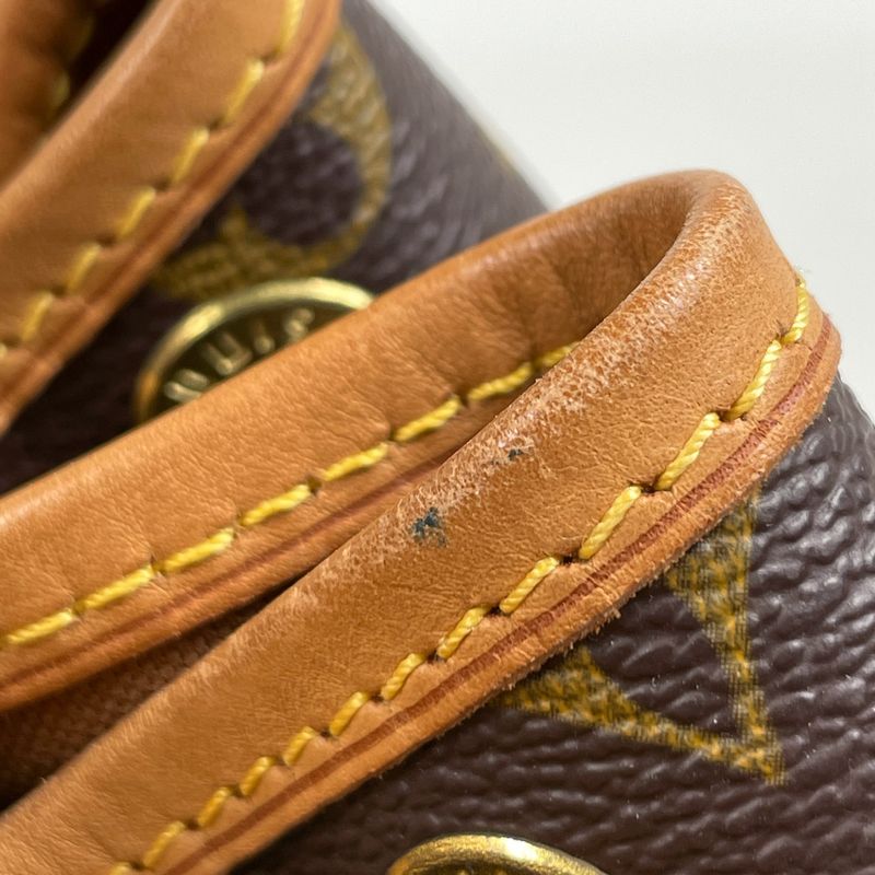 Louis Vuitton Noe One Shoulder Drawstring Shape Shoulder Bag Monogram Brown