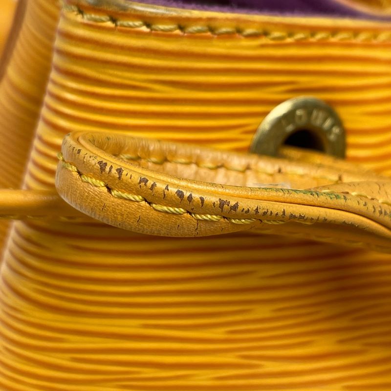 Louis Vuitton Petite Noe Drawstring Shape Shoulder Bag Epi Tassili Yellow
