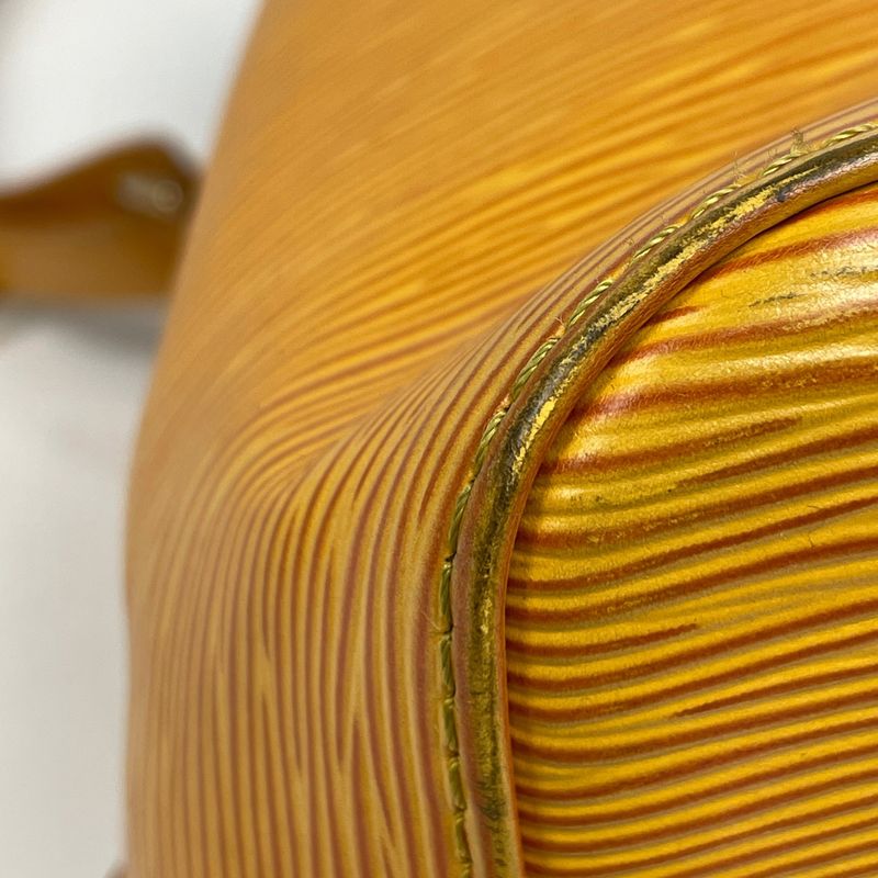 Louis Vuitton Petite Noe Drawstring Shape Shoulder Bag Epi Tassili Yellow