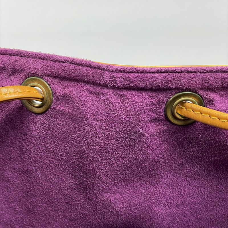 Louis Vuitton Petite Noe Drawstring Shape Shoulder Bag Epi Tassili Yellow