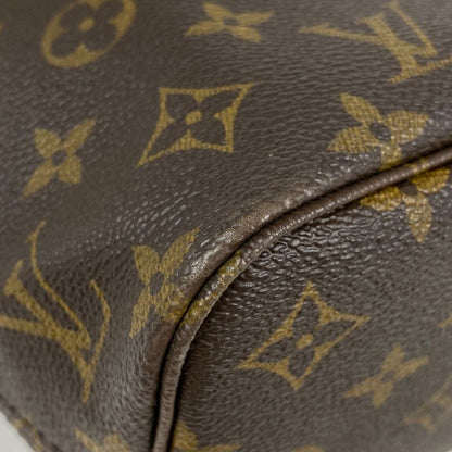 Louis Vuitton Neverfull PM Handbag Shopping Tote Monogram Brown M40155 Women