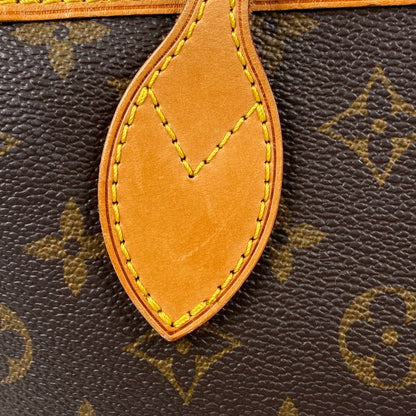 Louis Vuitton Neverfull PM Handbag Shopping Tote Monogram Brown M40155 Women