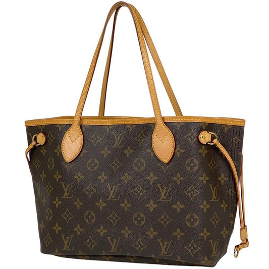 Louis Vuitton Neverfull PM Handbag Shopping Tote Monogram Brown M40155 Women