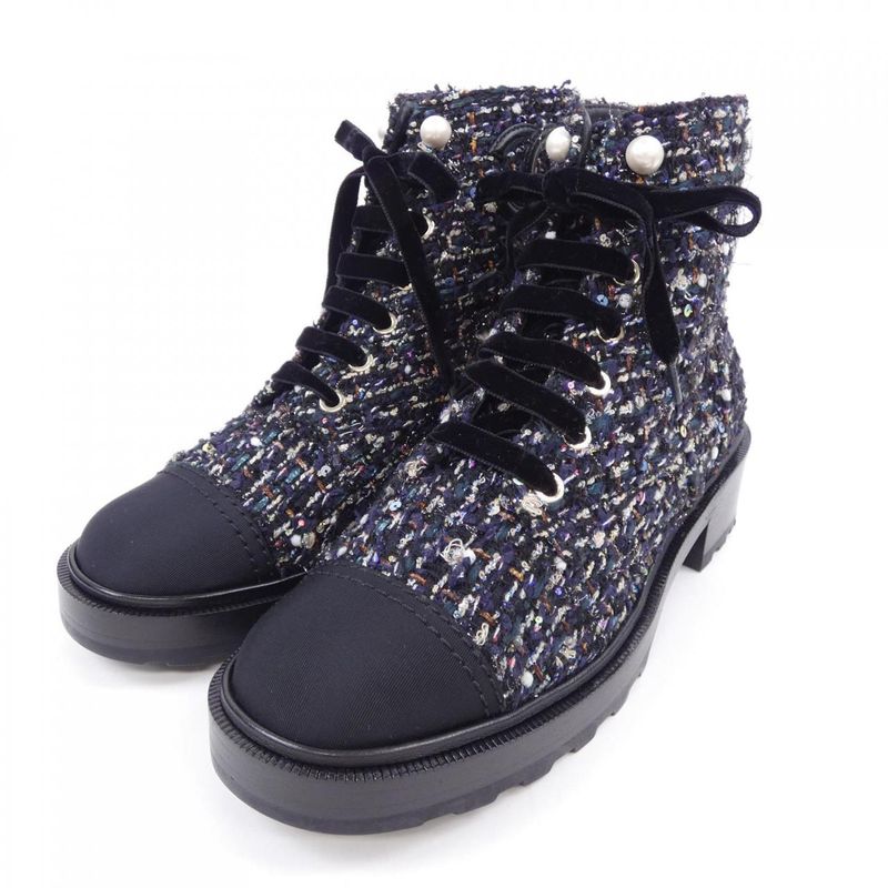 Chanel Lace-up G35154y55328 Boots