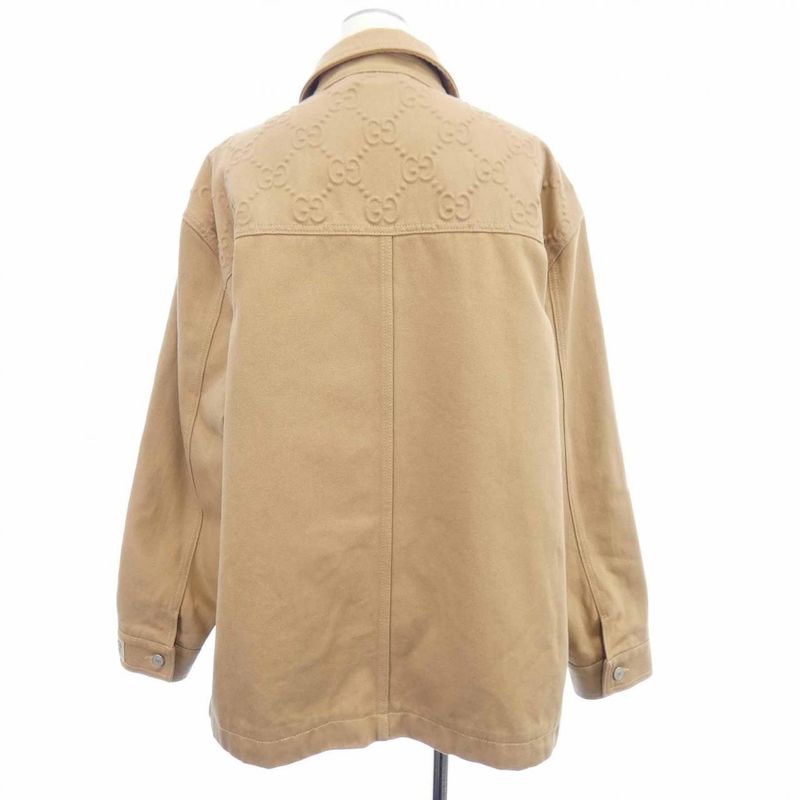 Gucci GG Pattern 766128 Xdcs7 Denim Jacket