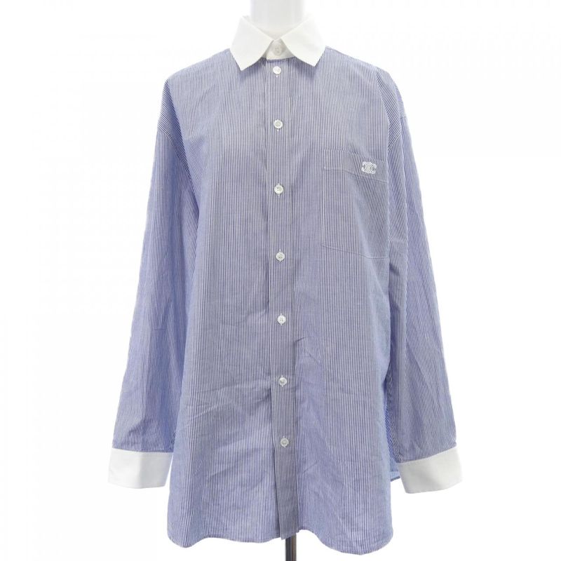 Celine Triomphe Striped Overshirt 2c775602p Shirt