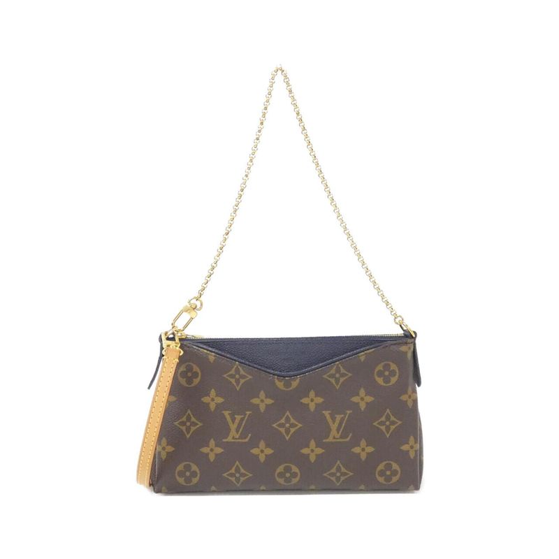 Louis Vuitton Monogram Pallas Clutch M44058 Shoulder Bag
