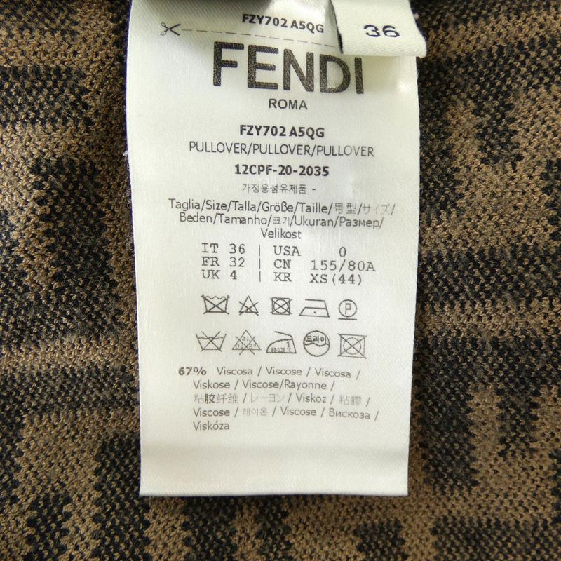 Fendi FF Motif Fzy702 A5QG Knit