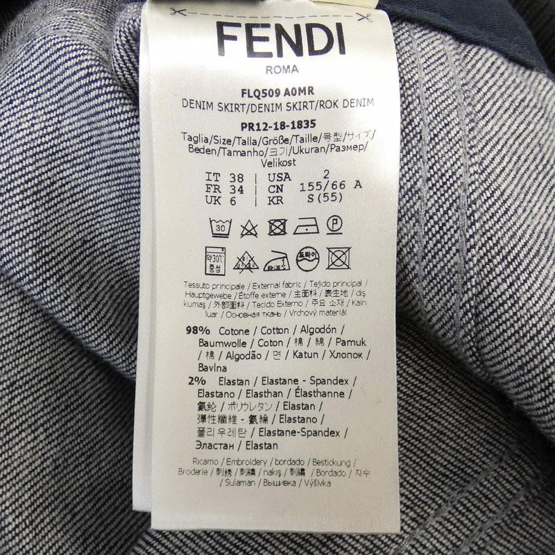 Fendi Flq509 A0MR Skirt