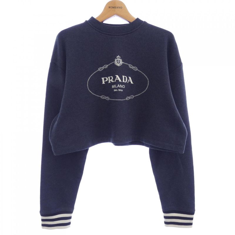 Prada Oversized Cotton Fleece 134676 S232 1X6Q Sweatshirt