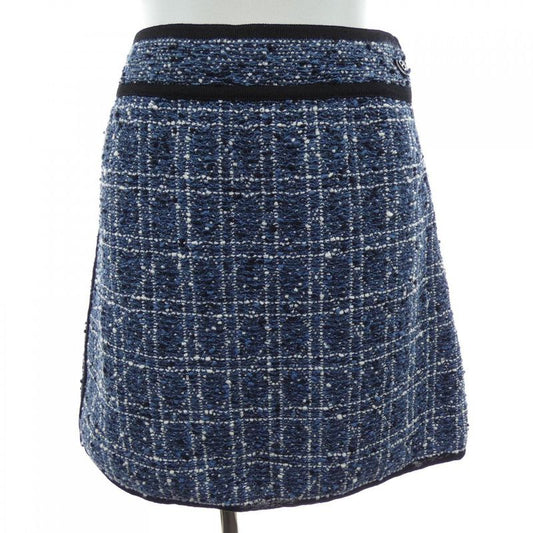 Christian DIOR Canage Cotton Blend Tweed 514j03a7521 Skirt