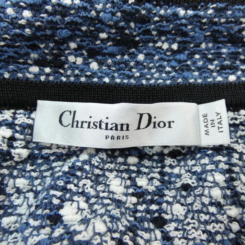 Christian DIOR Canage Cotton Blend Tweed 514j03a7521 Skirt