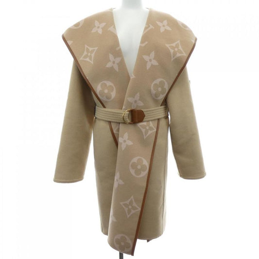 Louis Vuitton Belted Double Face Hooded Wrap Coat Fmco05nuv Coat