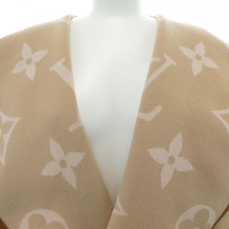 Louis Vuitton Belted Double Face Hooded Wrap Coat Fmco05nuv Coat