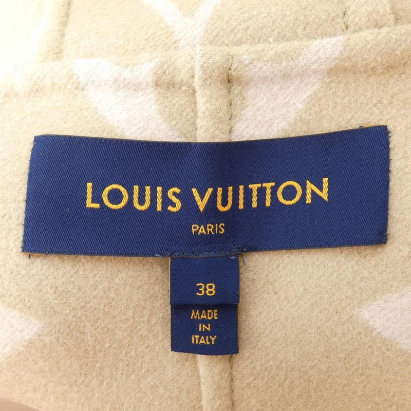 Louis Vuitton Belted Double Face Hooded Wrap Coat Fmco05nuv Coat