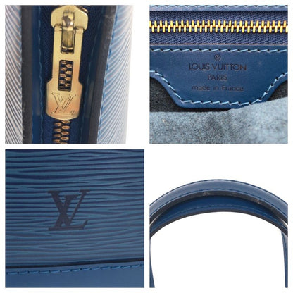Louis Vuitton Epi le Sac Toledo Blue Gold Hardware Leather M52285 Tote Bag