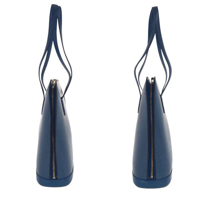 Louis Vuitton Epi le Sac Toledo Blue Gold Hardware Leather M52285 Tote Bag