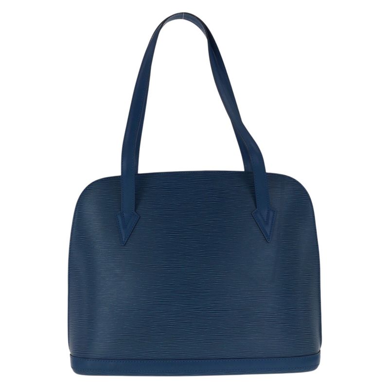 Louis Vuitton Epi le Sac Toledo Blue Gold Hardware Leather M52285 Tote Bag
