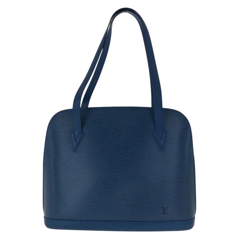 Louis Vuitton Epi le Sac Toledo Blue Gold Hardware Leather M52285 Tote Bag