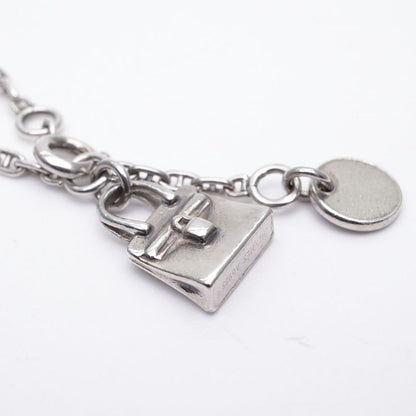 Hermes Chaine D'ancre Bracelet Bangle Cuff AG 925 Silver Mini