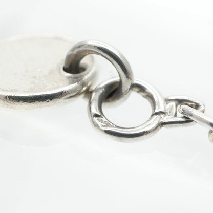 Hermes Chaine D'ancre Bracelet Bangle Cuff AG 925 Silver Mini