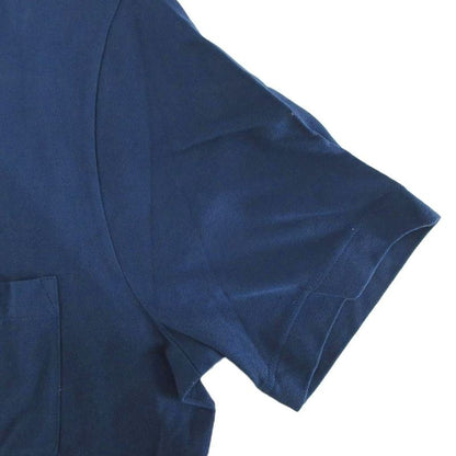 Hermes Saddle Stitch T-Shirt Cut and Sleeve Short Sleeve H Logo Embroidery Crew