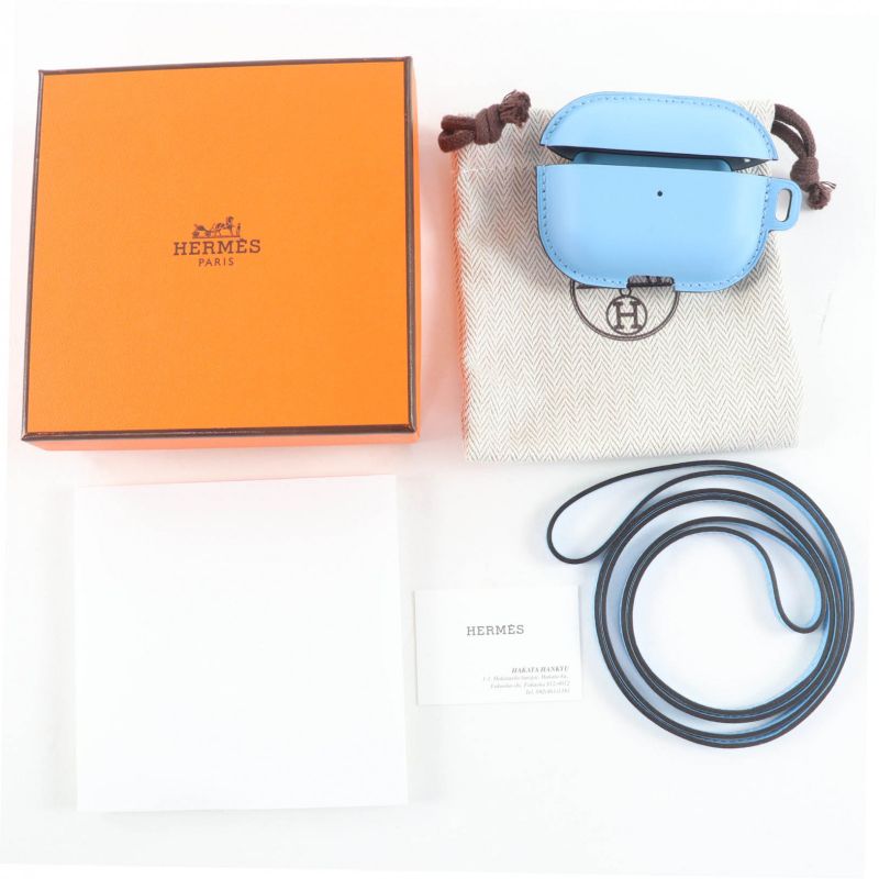 Hermes Vosluft Celeste Bruline Case for Airpods Pro2 Airpods Case Engraved B