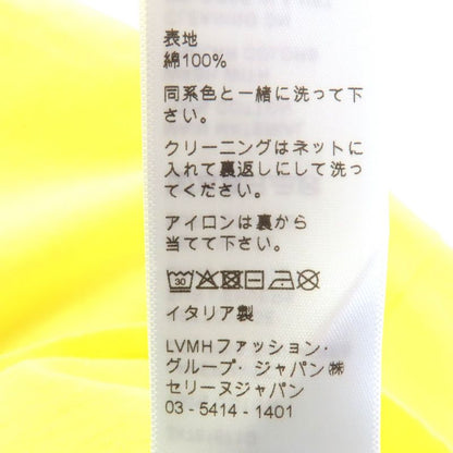 Celine 2x761671q 100% Cotton Logo Print Crew Neck Cropped Short Sleeve T-Shirt