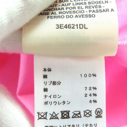 Hermes 23ss 3e4621dl Cartouche 100% Cotton Mock Neck Short Sleeve T-Shirt Pink