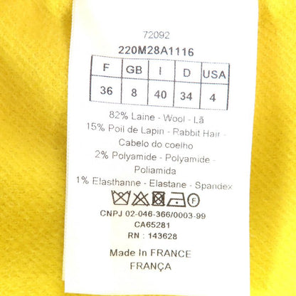 Christian Dior 22ss 220m28a1116 Wool Rabbit Double Breasted Coat Worn on the
