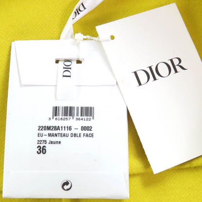 Christian Dior 22ss 220m28a1116 Wool Rabbit Double Breasted Coat Worn on the