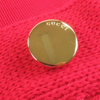 Gucci 724731 100% Wool Bicolor Knit Pants Bottoms Red Ivory M Made in Italy