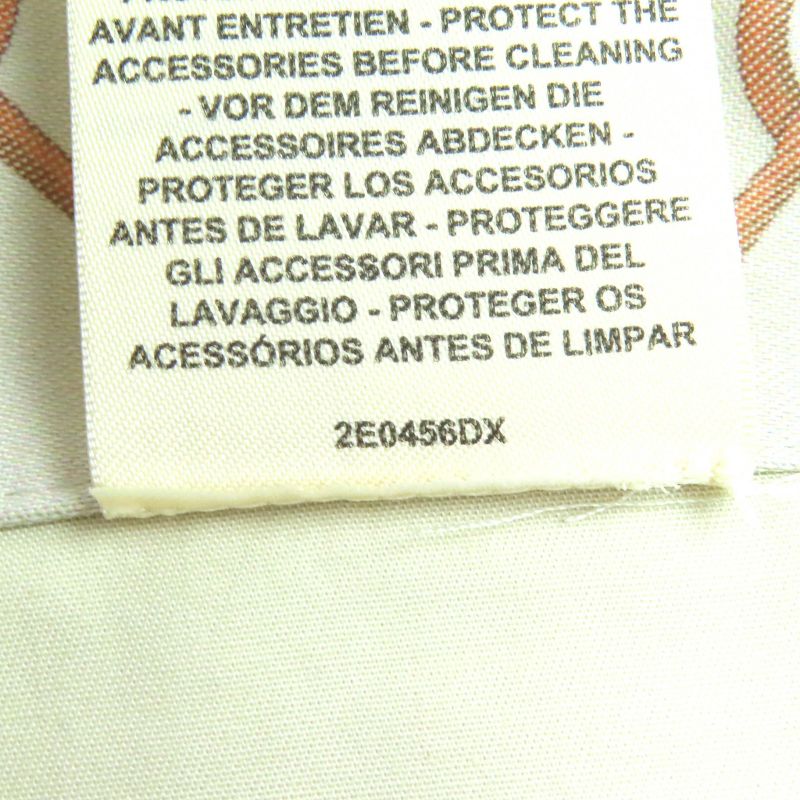 Hermes 2e0456dx Cotton Bit Pattern Design Shorts Beige Brown 34 Made in Italy