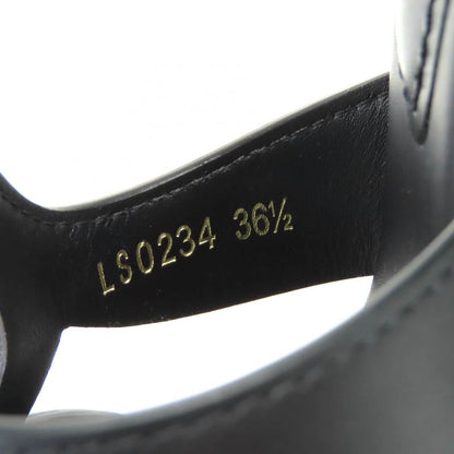 Louis Vuitton LV Isola Line Ankle Strap Espadrille Wedge Sole Leather Sandals