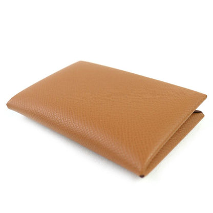 Hermes Calvi Vaux Epson Gold Silver Hardware Business Card Holder Card Case
