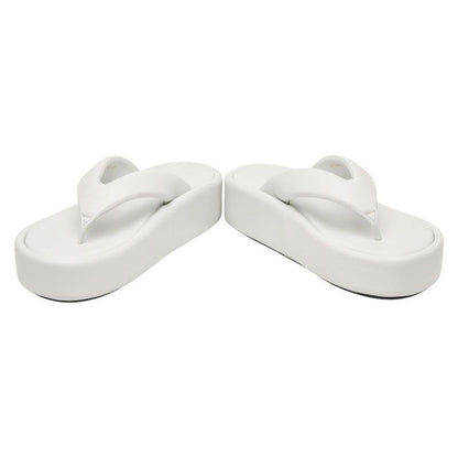 Balenciaga 22ss Rise Thong Sandal Size 39 693549 White Leather Women's Balenciag