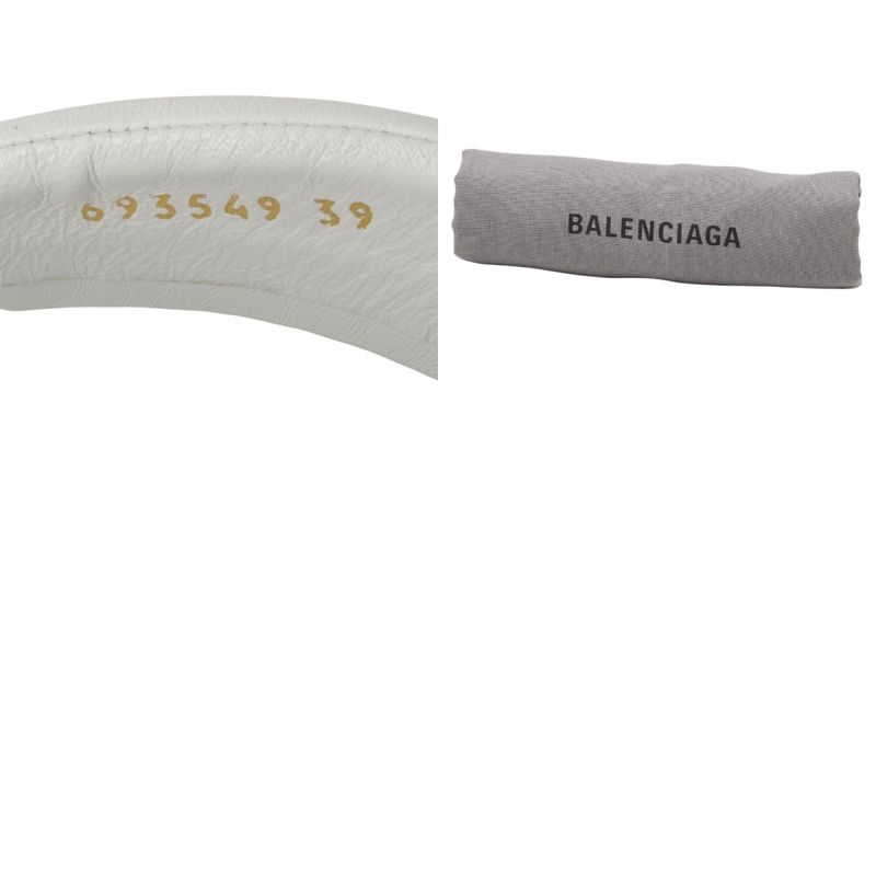 Balenciaga 22ss Rise Thong Sandal Size 39 693549 White Leather Women's Balenciag