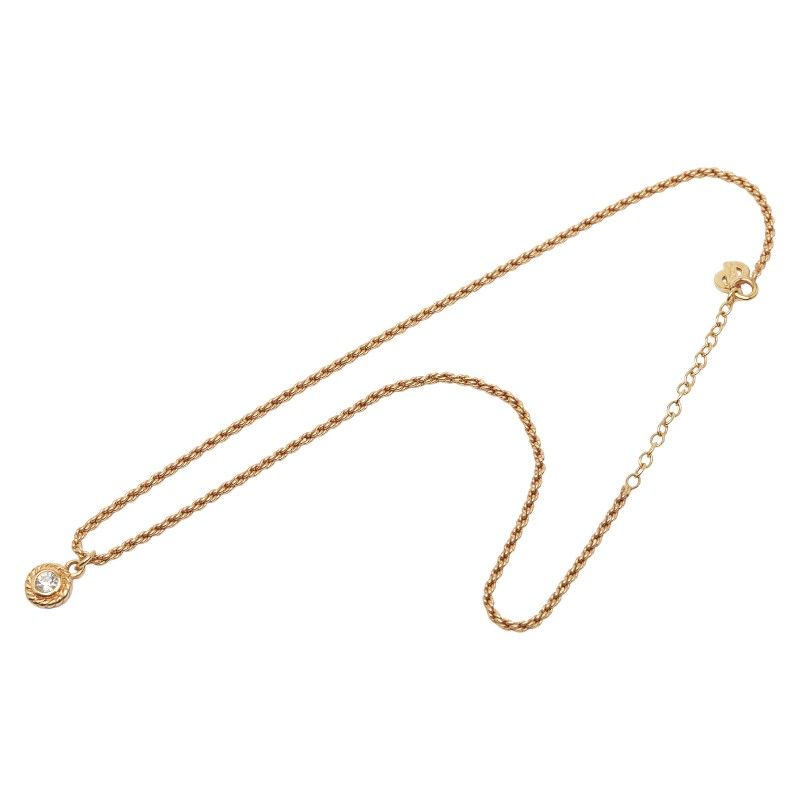 Dior Rhinestone Gold Plated Women's Dior