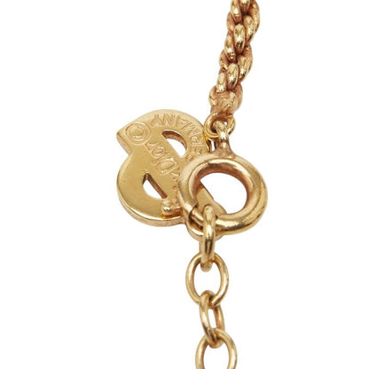 Dior Rhinestone Gold Plated Women's Dior