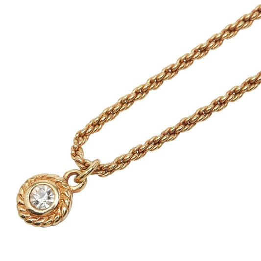 Dior Rhinestone Gold Plated Women's Dior