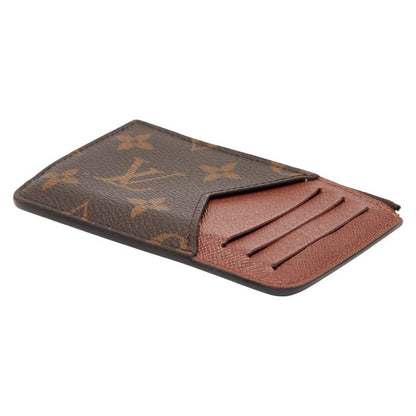 Louis Vuitton Monogram Porte Carte Romy M81880 Brown PVC Leather Women Louis