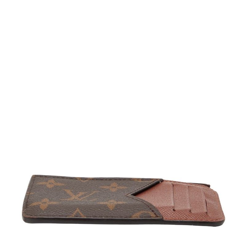 Louis Vuitton Monogram Porte Carte Romy M81880 Brown PVC Leather Women Louis