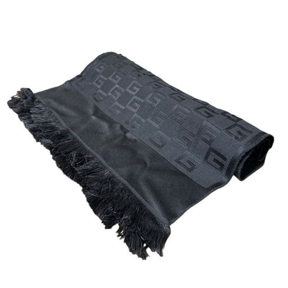 Gucci Tom Ford Period Logo Allover Shawl Black Men's Women's Used