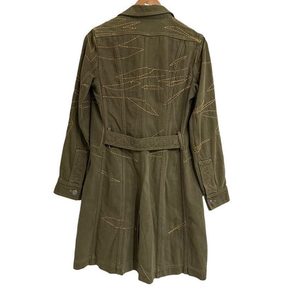 Good 06aw Christian Dior Galliano Period Long Trucker Jacket Size 40 Khaki