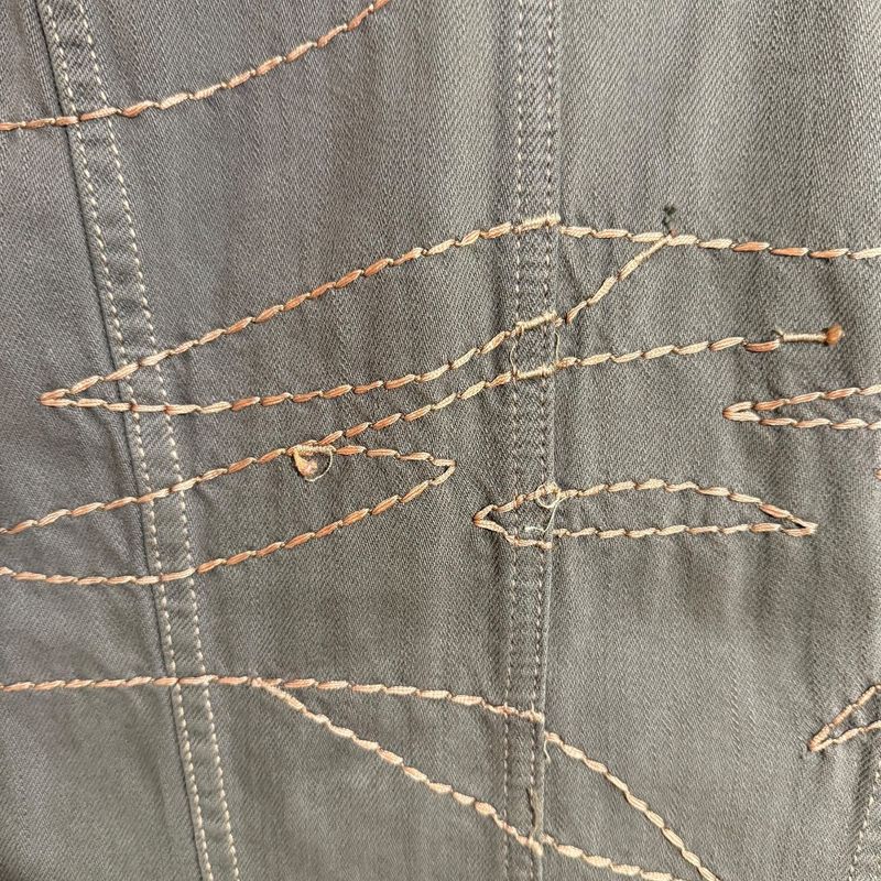 Good 06aw Christian Dior Galliano Period Long Trucker Jacket Size 40 Khaki